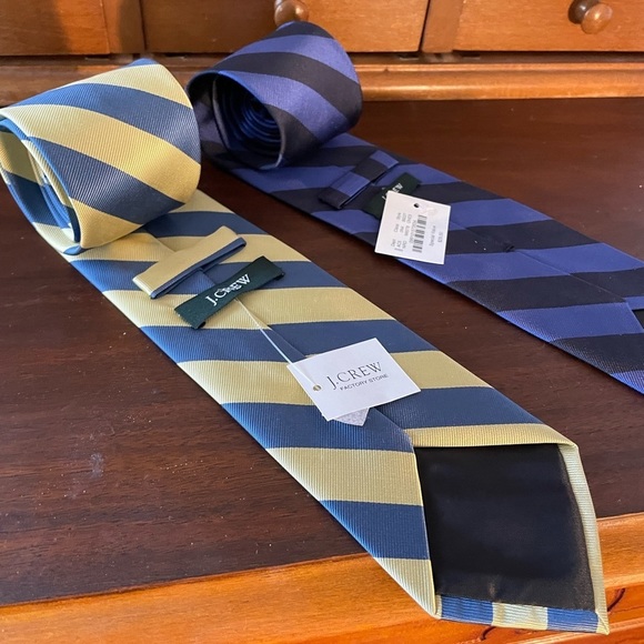 J. Crew Other - TWO Vintage J.Crew Striped Ties